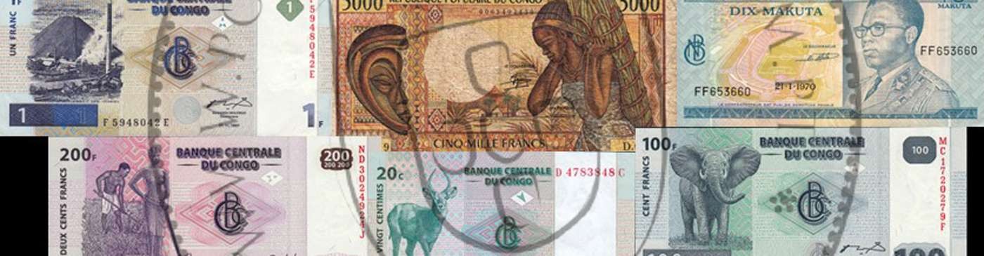 Congo – Banknotes, Congolese Franc & Modern Issues