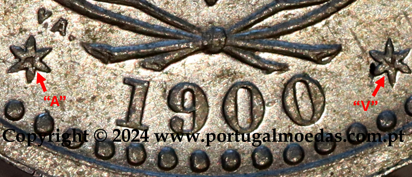 100 reis 1900 D. Carlos I
